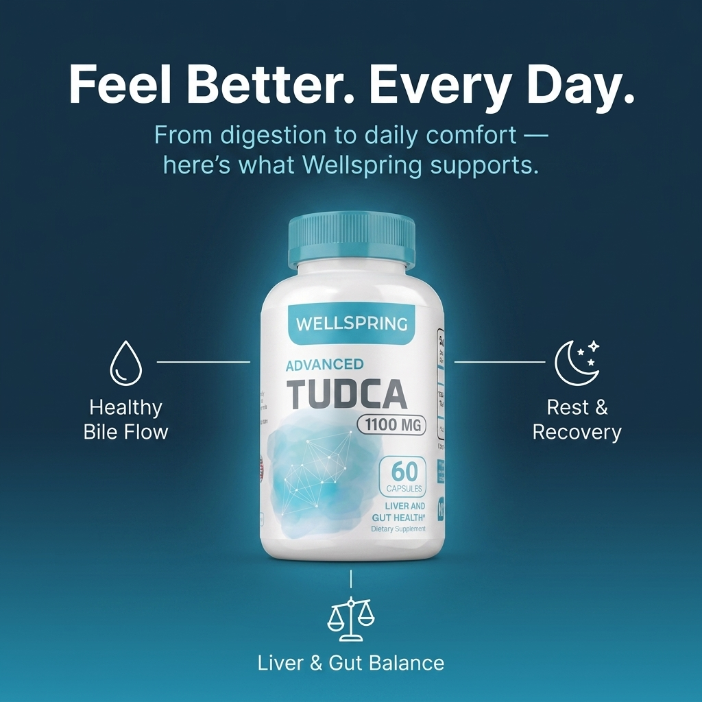 Feel better every day — healthy bile flow, rest & recovery, liver & gut balance